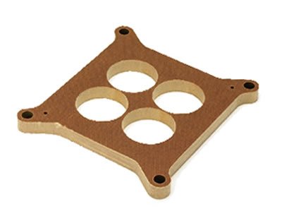 Moroso 4150/4160 Carburetor Spacer - 4 Hole Plenum - 1/2in - Phenolic