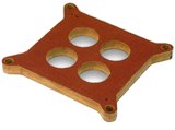 Moroso 4150/4160 Carburetor Spacer - 4 Hole Plenum - 1/2in - Phenolic thumbnail 2