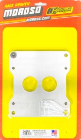 Moroso 2300/2305 2BBL to 4150/4160 Carburetor Adapter - 3/4in - Billet Aluminum thumbnail 3