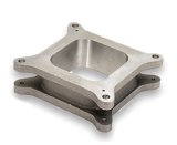 Moroso 4150/4160 Carburetor Spacer - Open Plenum - 2in - Cast Aluminum thumbnail 1
