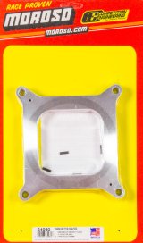 Moroso 4150/4160 Carburetor Spacer - Open Plenum - 1in - Cast Aluminum thumbnail 3