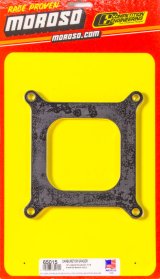 Moroso 4150/4160 Carburetor Spacer - Open Plenum - 1/2in - Wood thumbnail 3