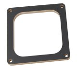 Moroso 4500 Carburetor Spacer - Open Plenum - 1/2in - Wood thumbnail 1