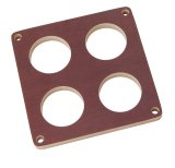 Moroso 4500 Carburetor Spacer - 4 Hole Plenum - 1/2in - Wood thumbnail 1