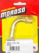 Moroso Streamline Fuel Line Fitting - 3/8in NPT to 1/2in Hose - 90 Degree - Single thumbnail 4