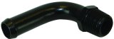 Moroso Streamline Air/Oil Separator Fitting - 3/8in to 1/2in Hose - 90 Degree - Black - Single thumbnail 2