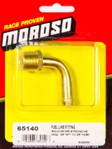 Moroso Streamline Fuel Line Fitting - 3/8in NPT to 3/8in Hose - 90 Degree - Single thumbnail 4