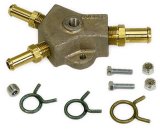 Moroso Universal Fuel Block Kit - 1/2in Hose Inlet w/Two 1/2in Hose Outlets thumbnail 2