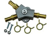 Moroso Universal Fuel Block Kit - 1/2in Hose Inlet w/Two 1/2in Hose Outlets thumbnail 4