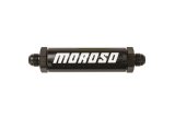 Moroso In-Line Fuel Filter - 6.5in -8An - 40 Micron SS Filter - Aluminum thumbnail 1