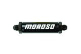 Moroso In-Line Fuel Filter - 6.5in -8An - 40 Micron SS Filter - Aluminum thumbnail 5