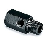 Moroso Fuel Pressure Gauge Fitting - 3/8in NPT Female to 3/8in NPT Male thumbnail 1