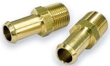 Moroso Fuel Hose Fitting - 3/8in NPT to 3/8in Hose - Brass - Single thumbnail 4