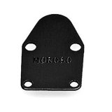 Moroso Chevrolet Small Block Fuel Pump Block-Off Plate - Aluminum thumbnail 1