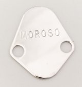 Moroso Chevrolet Big Block/Chrysler 273-440/Ford Fuel Pump Block-Off Plate - Chrome Plated Steel thumbnail 1
