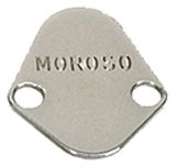 Moroso Chevrolet Big Block/Chrysler 273-440/Ford Fuel Pump Block-Off Plate - Chrome Plated Steel thumbnail 2