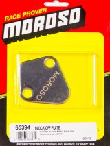 Moroso Chevrolet Big Block/Chrysler 273-440/Ford Fuel Pump Block-Off Plate - Chrome Plated Steel thumbnail 3