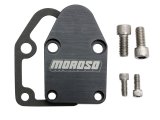 Moroso Chevrolet Small Block Fuel Pump Block-Off Plate w/Gaskets - Billet Aluminum thumbnail 3