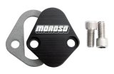 Moroso Chevrolet Big Block/Chrysler 273-440/Ford Fuel Pump Block-Off Plate w/Gaskets - Billet Alum thumbnail 2