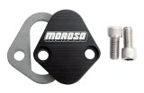 Moroso Chevrolet Big Block/Chrysler 273-440/Ford Fuel Pump Block-Off Plate w/Gaskets - Billet Alum thumbnail 3