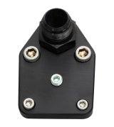 Moroso Chevrolet Small Block Fuel Pump Block-Off Plate w/Fitting - Billet Aluminum thumbnail 2
