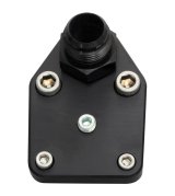 Moroso Chevrolet Small Block Fuel Pump Block-Off Plate w/Fitting - Billet Aluminum thumbnail 3