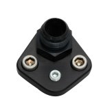Moroso Chevrolet Big Block/Chrysler 273-440/Ford Fuel Pump Block-Off Plate w/Fitting - Billet Alum thumbnail 2