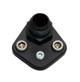 Moroso Chevrolet Big Block/Chrysler 273-440/Ford Fuel Pump Block-Off Plate w/Fitting - Billet Alum thumbnail 3