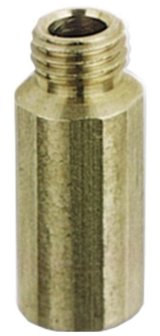 Moroso Jet Spacer - Holley - 1/4in-32 STD - Brass - 2 Pack thumbnail 2