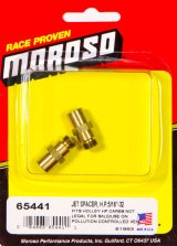 Moroso Jet Spacer - Holley - 5/16in-32 STD - Brass - 2 Pack thumbnail 3