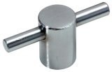 Moroso Air Cleaner Wing Nut - 1/2in-20 Studs - Chrome Plated Steel - Single thumbnail 2