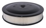 Moroso Racing Air Cleaner - 14in x 3in Filter - Aluminum - Black Powder Coat thumbnail 2