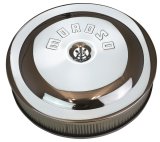 Moroso Racing Air Cleaner - 14in x 3in Filter - Steel - Chrome Plated thumbnail 1