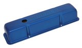 Moroso Chevrolet Small Block Valve Cover - Blue Powder Coat - Single thumbnail 2