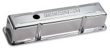 Moroso Chevrolet Small Block Valve Cover - w/Baffle - Stamped Steel Chrome Plated - Pair thumbnail 2