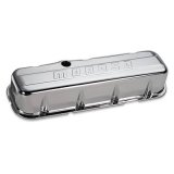 Moroso Chevrolet Big Block Valve Cover - w/Baffle - Stamped Steel Chrome Plated - Pair thumbnail 1