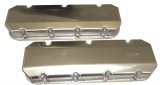 Moroso Chevrolet Big Block (w/Symmetrical Port/Stock Heads) Valve Cover w/Steel Insert - Alum - Pair thumbnail 1