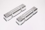 Moroso Chevrolet Small Block Valve Cover - 3.5in - Polished Aluminum - Pair thumbnail 1