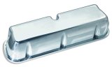 Moroso Ford Small Block Valve Cover - Extra Tall - No Logo - Polished Aluminum - Pair thumbnail 1