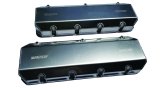 Moroso Brodix DN9 (w/3in Cylinder Heads) Valve Cover w/Billet Rail - Aluminum - Pair thumbnail 2