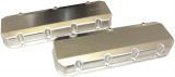 Moroso Chevrolet Big Block Valve Cover w/Billet Rail - 3in - Exhaust Pockets/Intake Tubes - Aluminum thumbnail 1