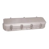 Moroso Chevrolet Big Block Valve Cover w/Billet Rail - 3in - Exhaust Pockets/Intake Tubes - Aluminum thumbnail 2