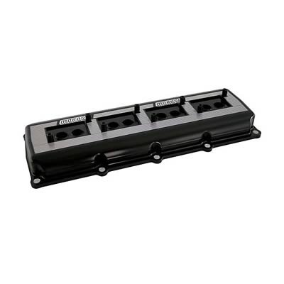 Moroso Dodge 5.7/6.1/6.4L Hemi Valve Cover - Black Anodized Aluminum thumbnail 1