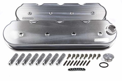 Moroso GM LS Valve Cover - 2.5in - Billet Aluminum - Pair thumbnail 4