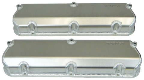 Moroso Ford 302/351W Valve Cover w/Billet Rail - 2.75in - Aluminum - Pair thumbnail 3