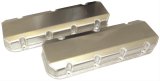 Moroso Chevrolet Big Block Valve Cover w/Billet Rail - No Logo - Exhaust & Intake Pockets - Aluminum thumbnail 1