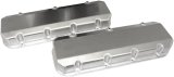 Moroso Chevrolet Big Block Valve Cover w/Billet Rail - No Logo - Exhaust Pockets/Intake Tubes - Alum thumbnail 1