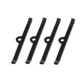 Moroso Chevrolet Small Block Valve Cover Hold Downs - Steel - Black Powder Coat - Set of 4 thumbnail 1