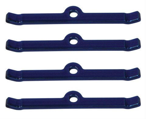 Moroso Chevrolet Small Block Valve Cover Hold Downs - Steel - Blue Powder Coat - Set of 4 thumbnail 1