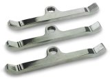 Moroso Mopar Valve Cover Hold Downs - Steel - Chrome Plated - Set of 3 thumbnail 1